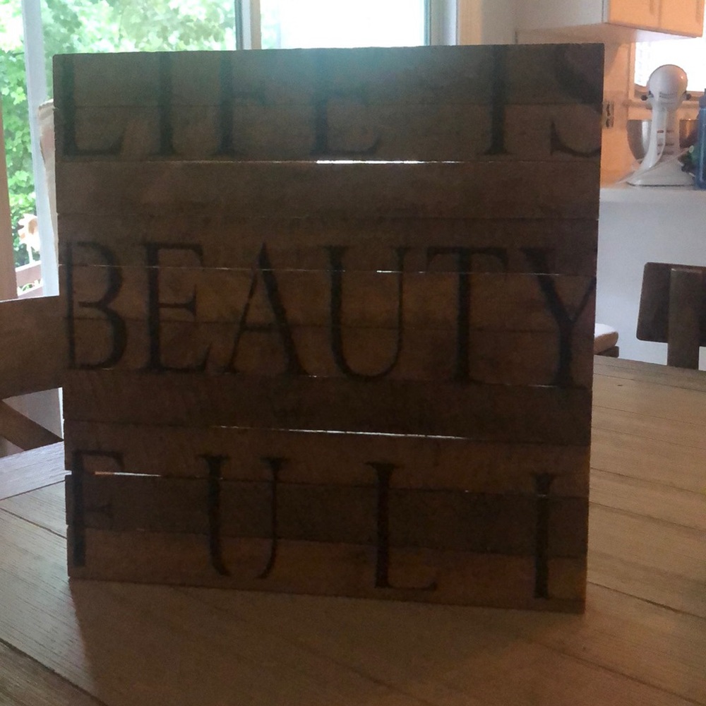 Wood wall art